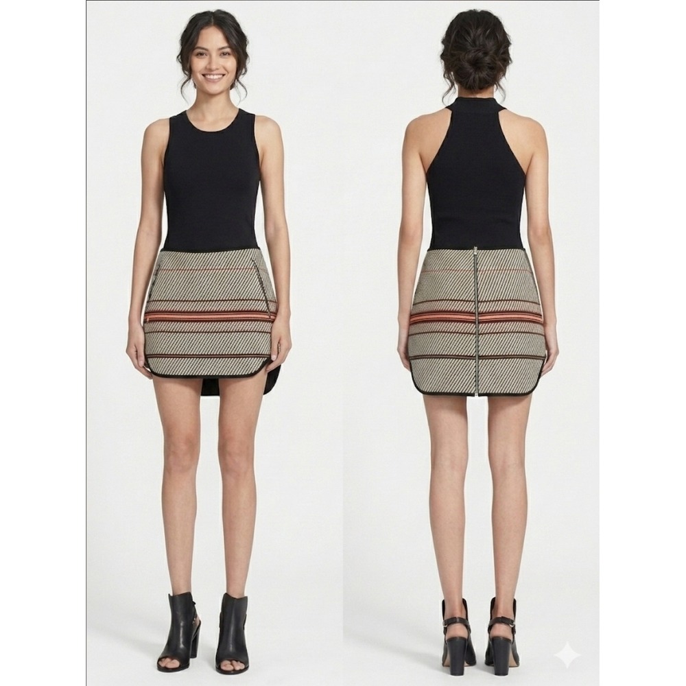 Rag & Bone Y3K Scuba Clubwear Mini Skirt Urban Streetwear Y2K Sporty Size 0